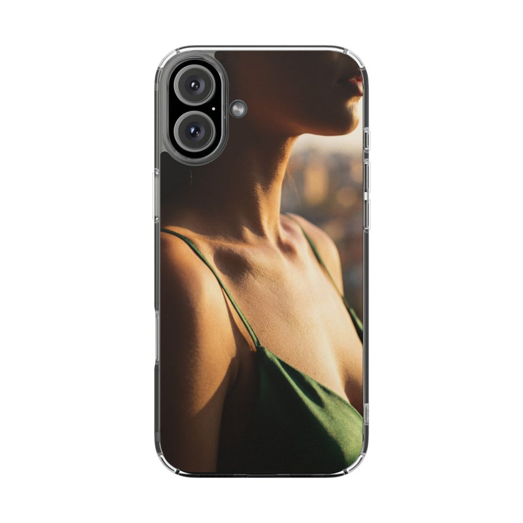 Clear Impact-Resistant Cases - Clear Phone Case - Emerald...