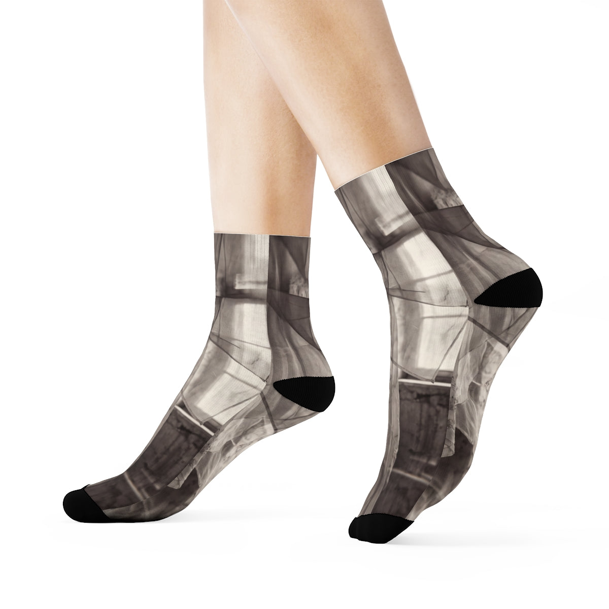 Crew Socks - Spectral Veils | Echovira Gallery
