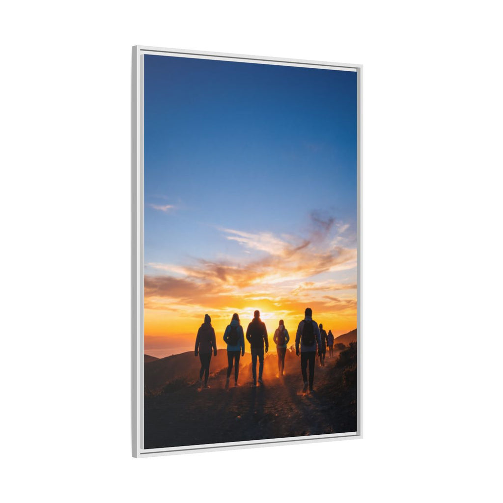 Matte Canvas, Framed - Epic Dawn Trek