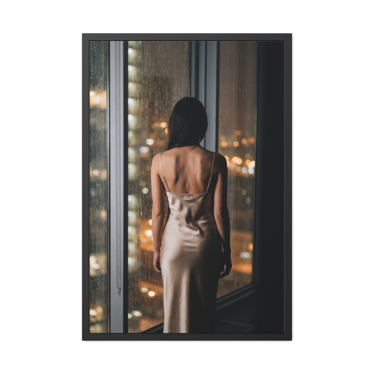 Framed Poster - Rainscape Silhouette — Portrait (8×12, 9×11...