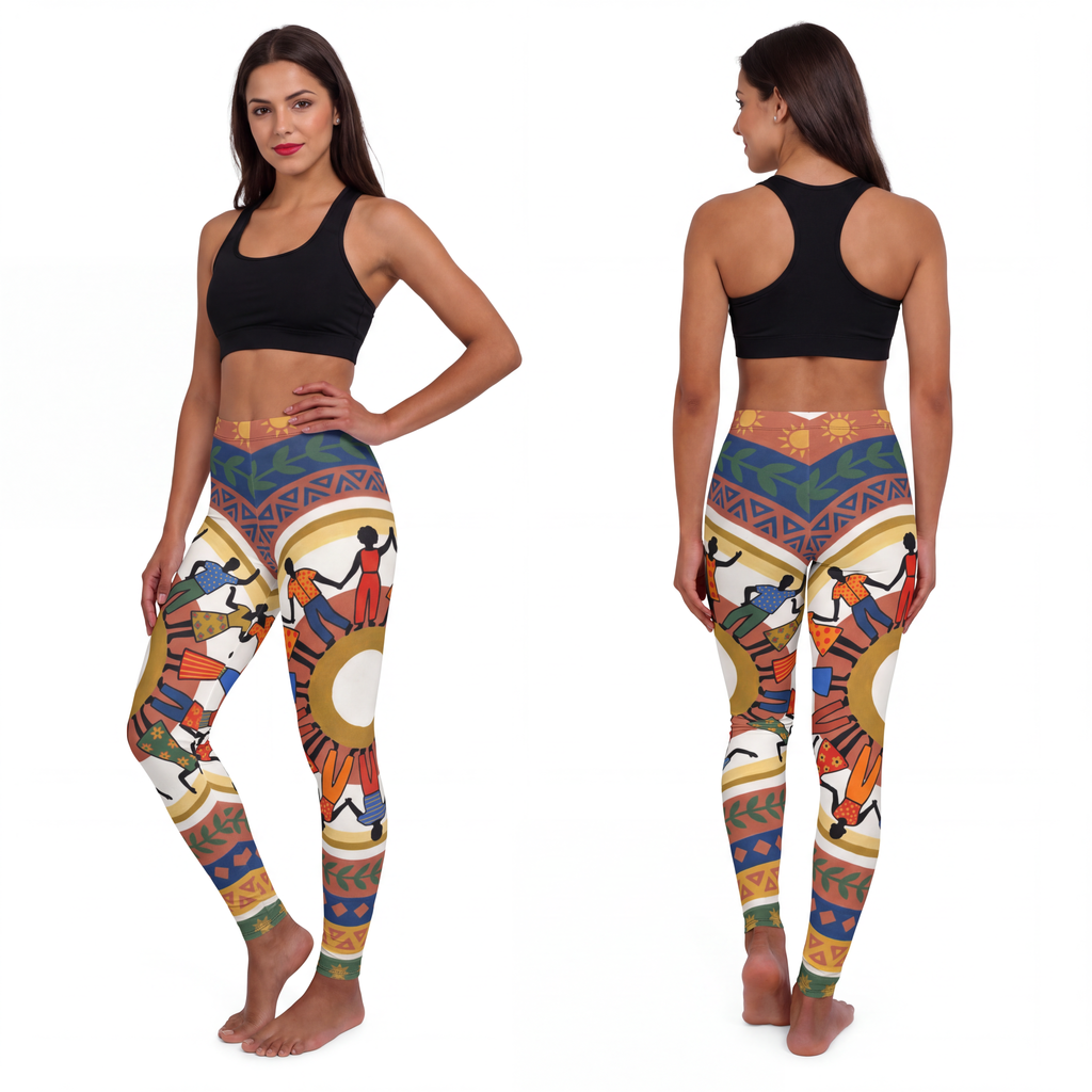 Women's Spandex Leggings - Unity Mandala Art | Echovira...
