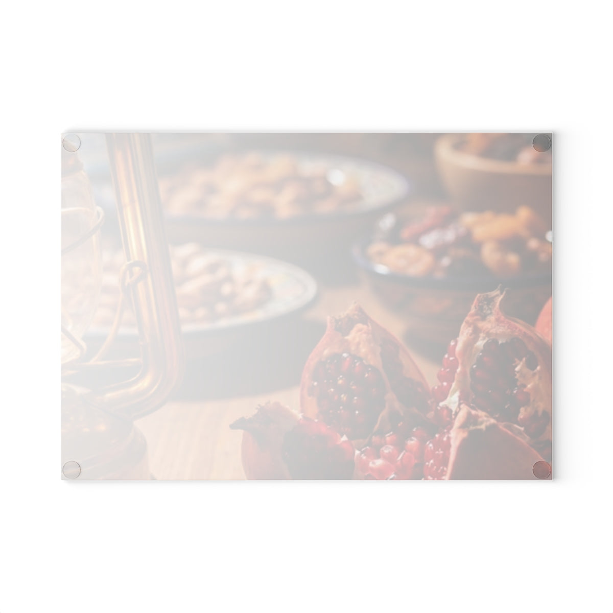 Glass Cutting Board - Twilight Harvest | Echovira Gallery