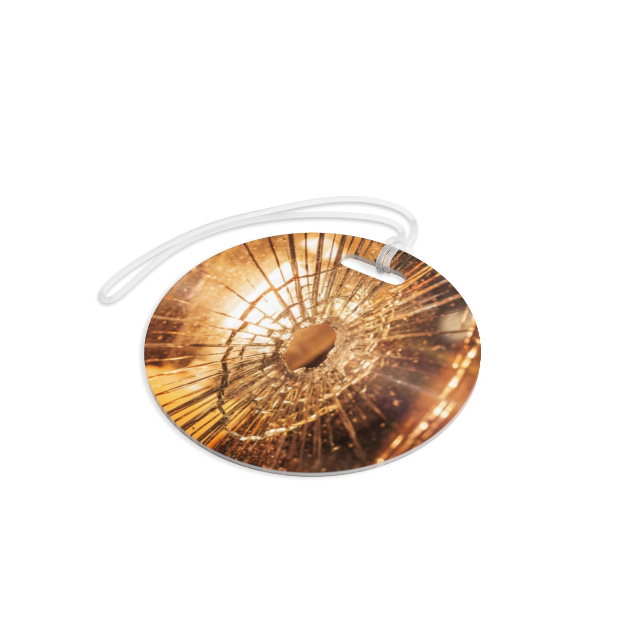Luggage Tags - Golden Fractures (Set) | Echovira Gallery