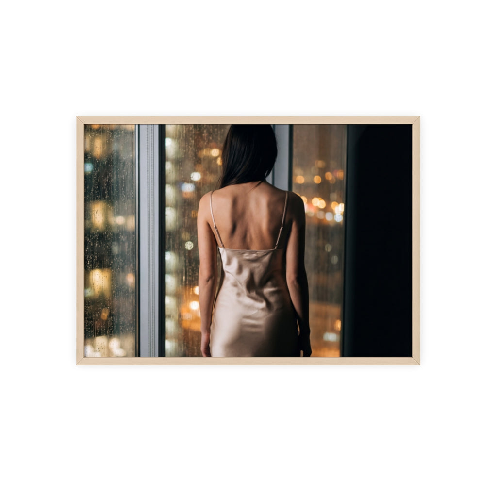 Framed Poster - Cinematic Window View