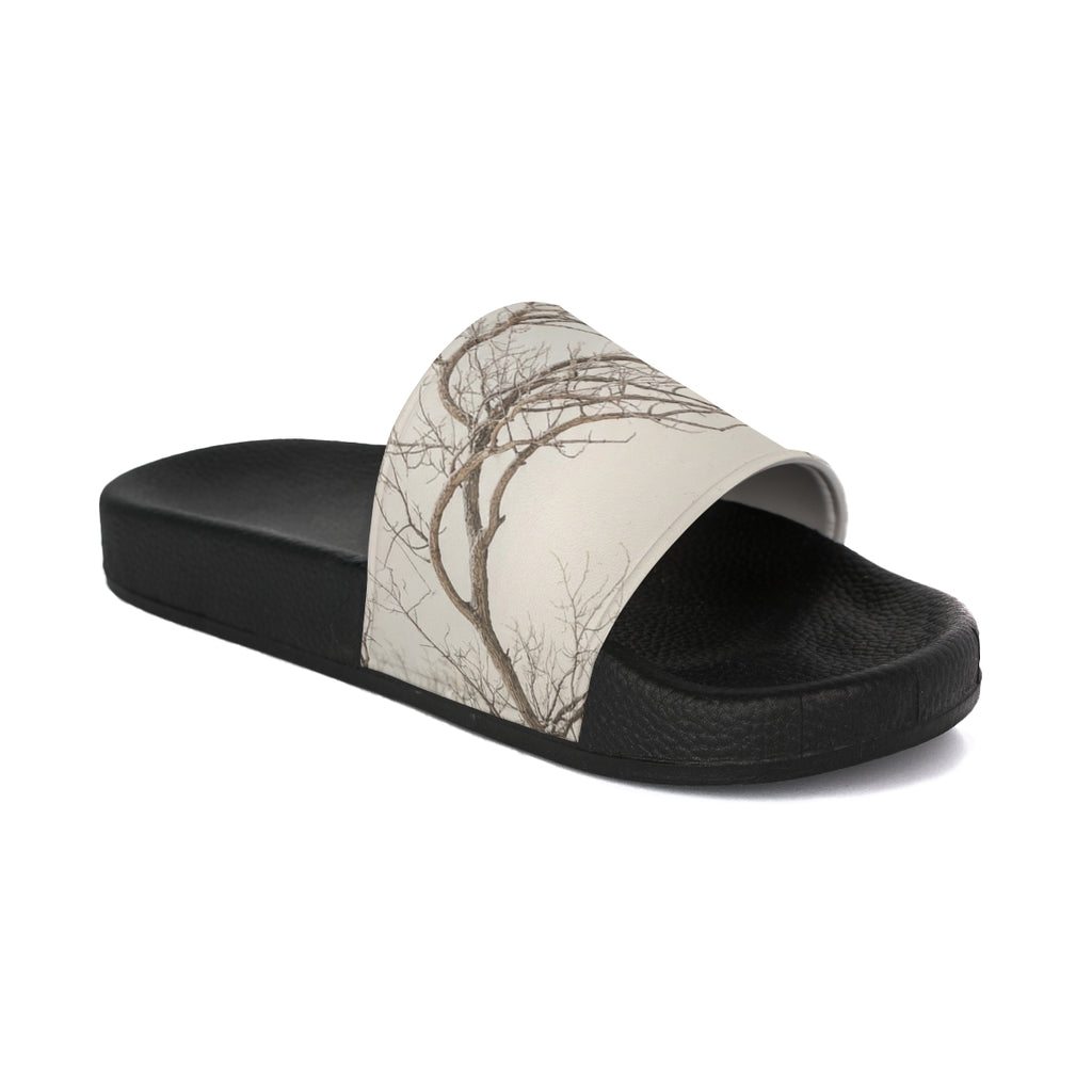 Women's Slide Sandals - Winter Branch Solitude Landscape |...