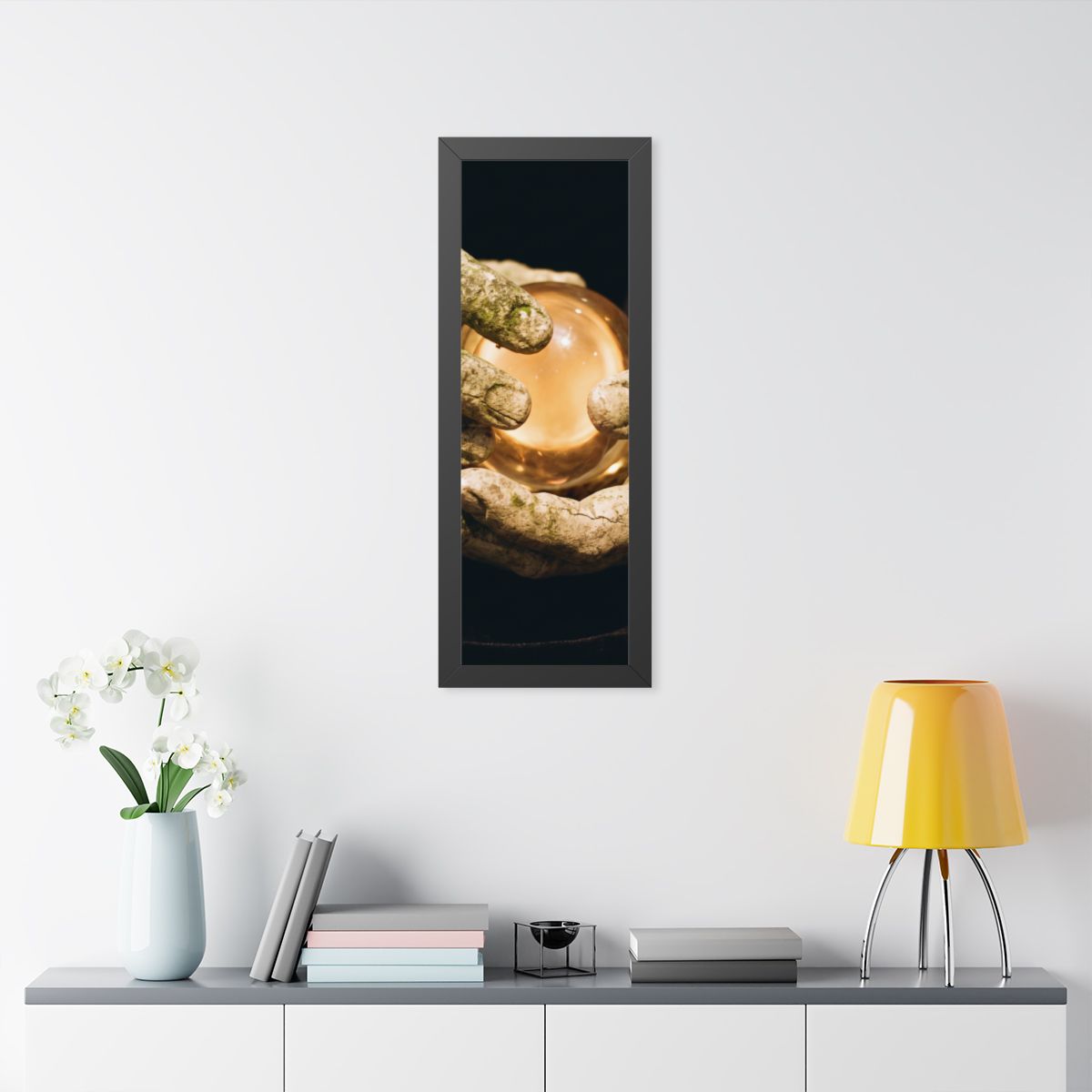 Framed Vertical Poster - Ancient Sight — Black (11×14... |...