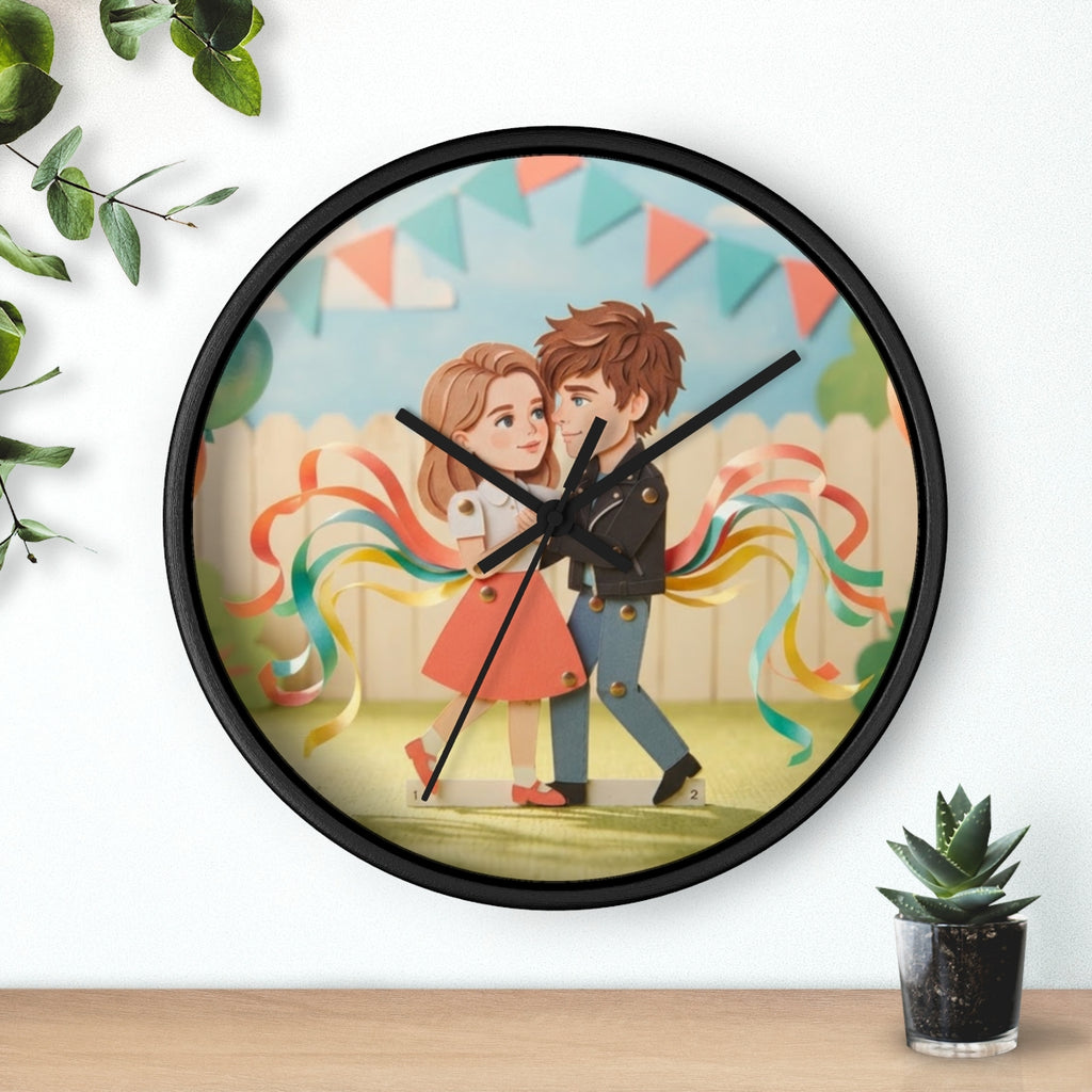 Wall Clock - Carnival Whimsical Hour | Echovira Gallery