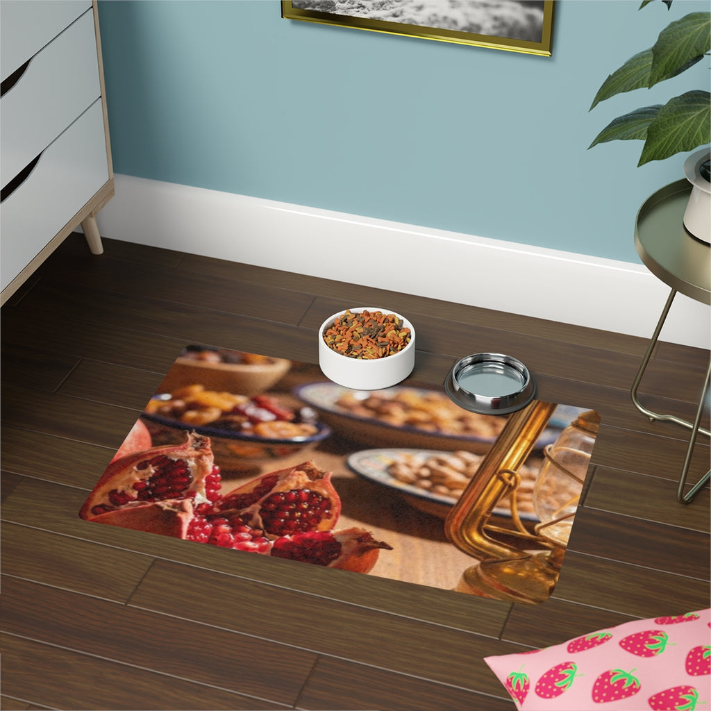Pet Food Mat 12x18 - Twilight Lantern | Echovira Gallery