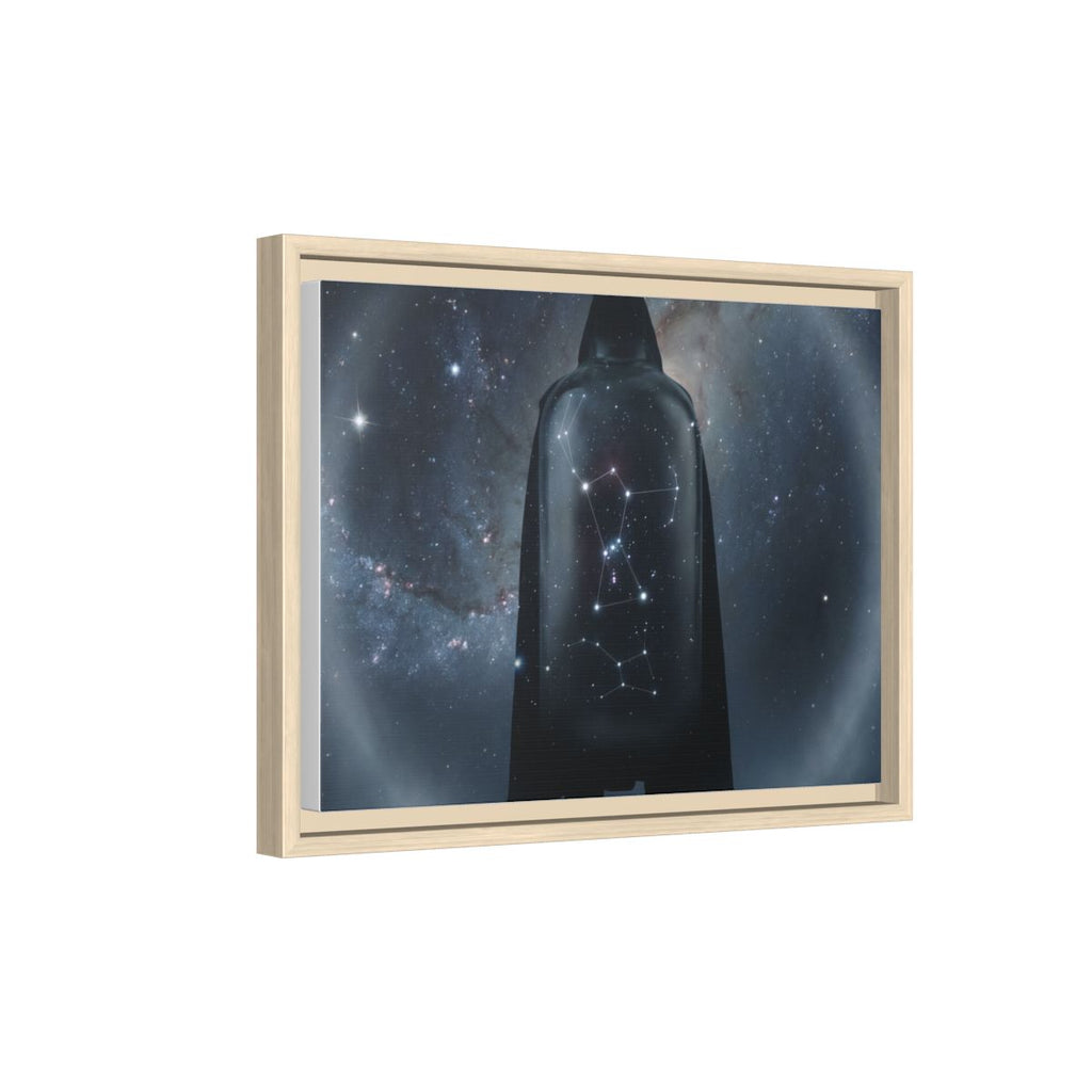 Framed Matte Canvas - Cosmic Sentinel — Natural / 1.25" (10×8, 12×9, 14×11, 16×12, 20×10, 18×12, 20×16, 24×16, 24×18, 36×12, 24×20, 32×16, 30×20, 30×24, 32×24, 48×16, 36×24, 48×24, 40×30, 60×20, 48×32, 60×30 & 60×40)