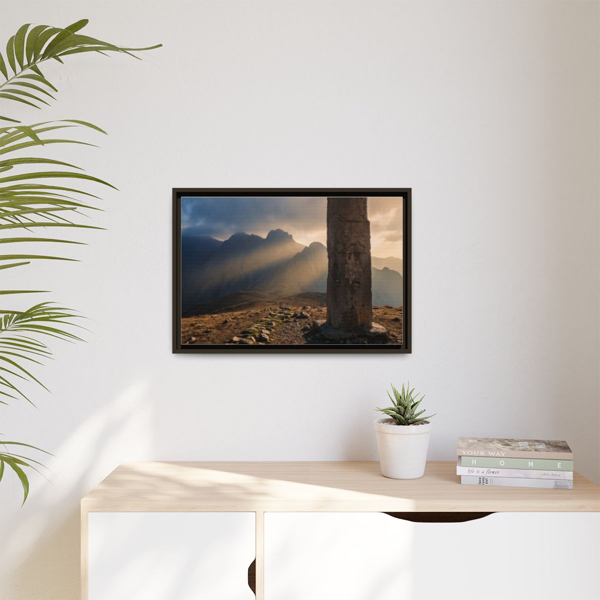 Matte Canvas, Framed - Mystic Monolith Ancient Persian... |...