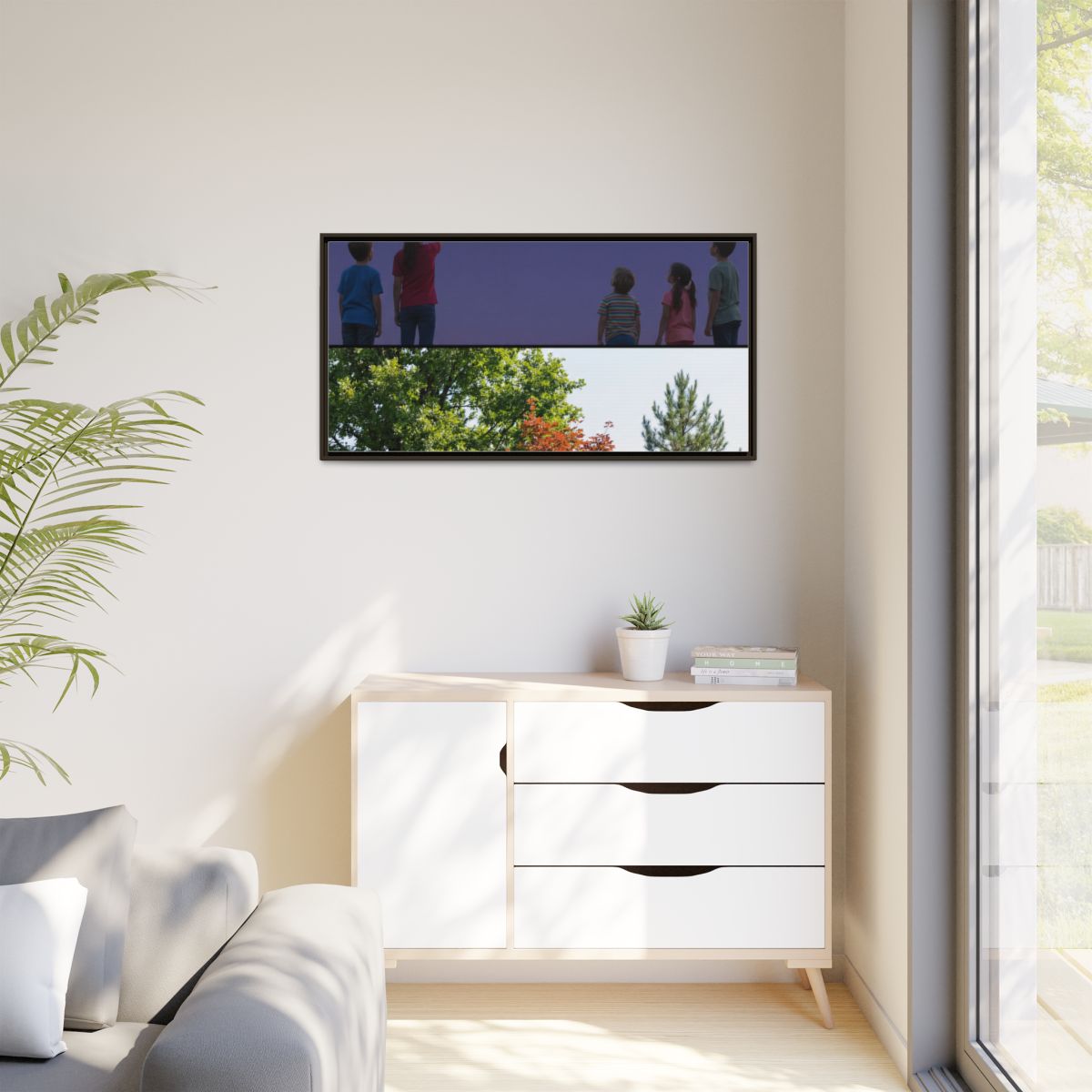Matte Canvas, Framed - Stardust & Forest Discovery —... |...
