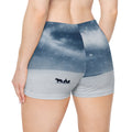 Women's Shorts with Winter Landscape Artwork