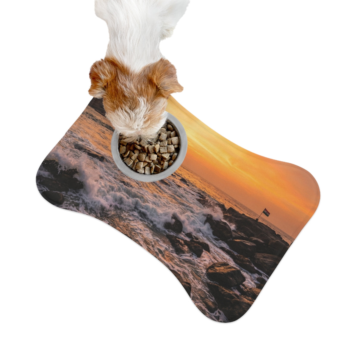 Pet Feeding Mat - Golden Hour Tides