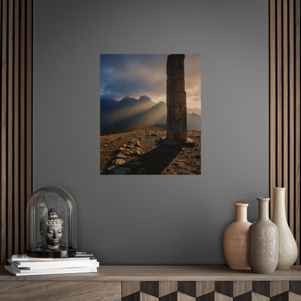 Unframed Poster - Epic Lion Monument