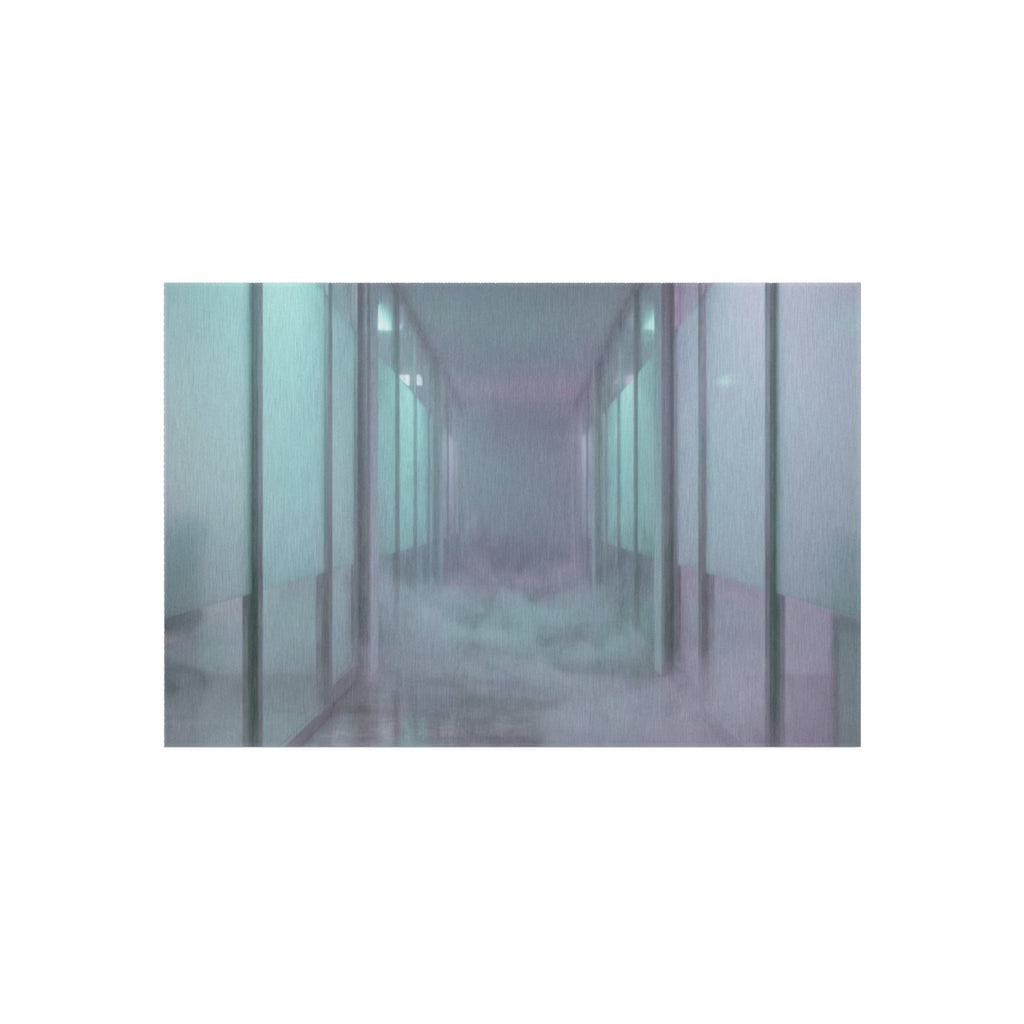Outdoor Rug - Neon Corridor Patio | Echovira Gallery
