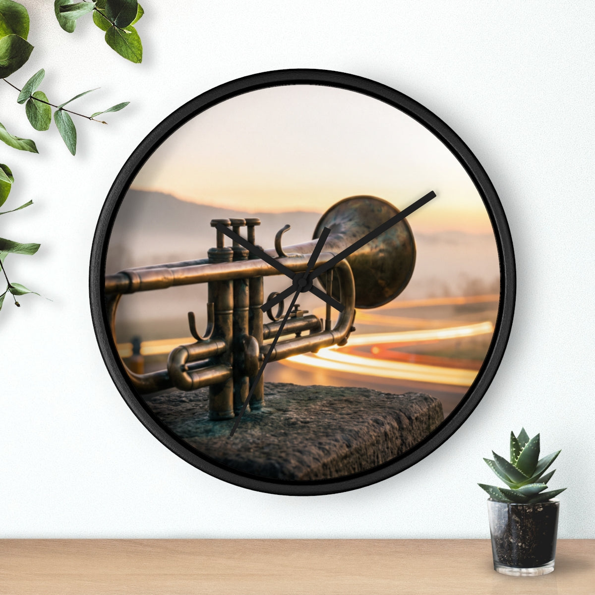 Wall Clock - Sunrise Symphony Timepiece | Echovira Gallery