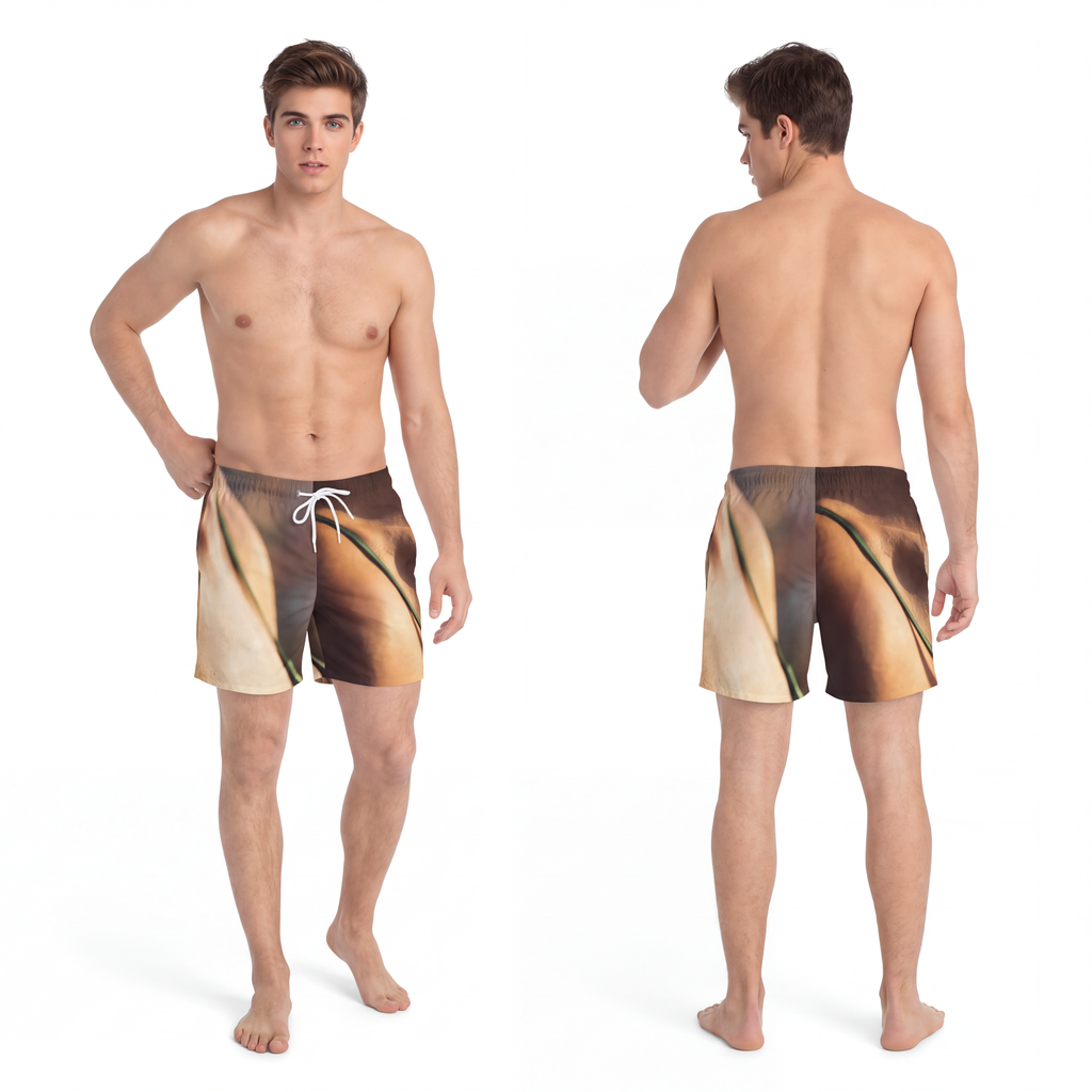Golden Hour Swim Trunks - Emerald Sunset active | Echovira...