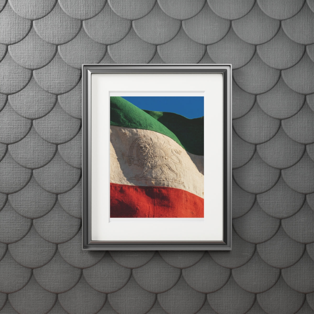 Fine Art Print - Persian Lion Flag — Portrait