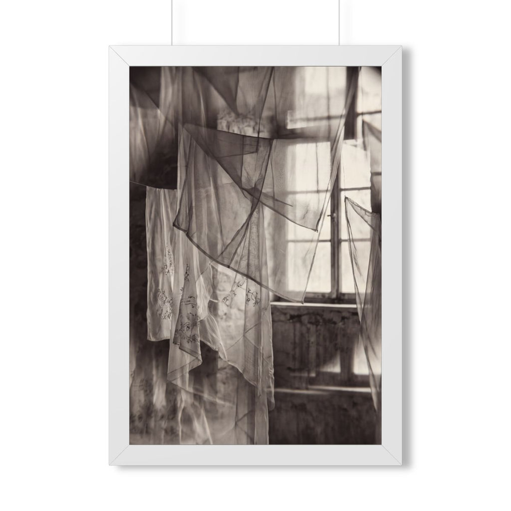 Framed Vertical Poster - Spectral Veils (11×14, 12×16... |...