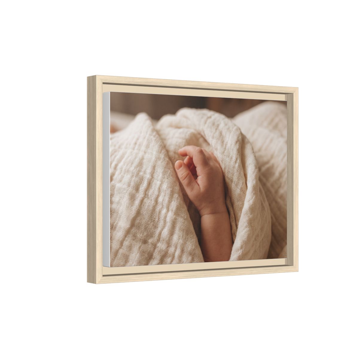Framed Matte Canvas - Neutral Nursery — Natural / 1.25"