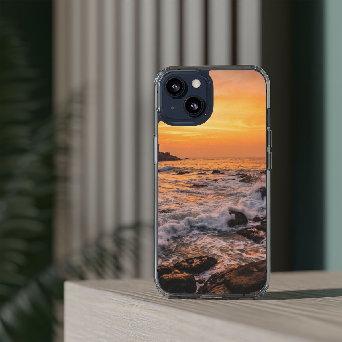 Clear Impact-Resistant Cases - Clear Phone Case - Golden...