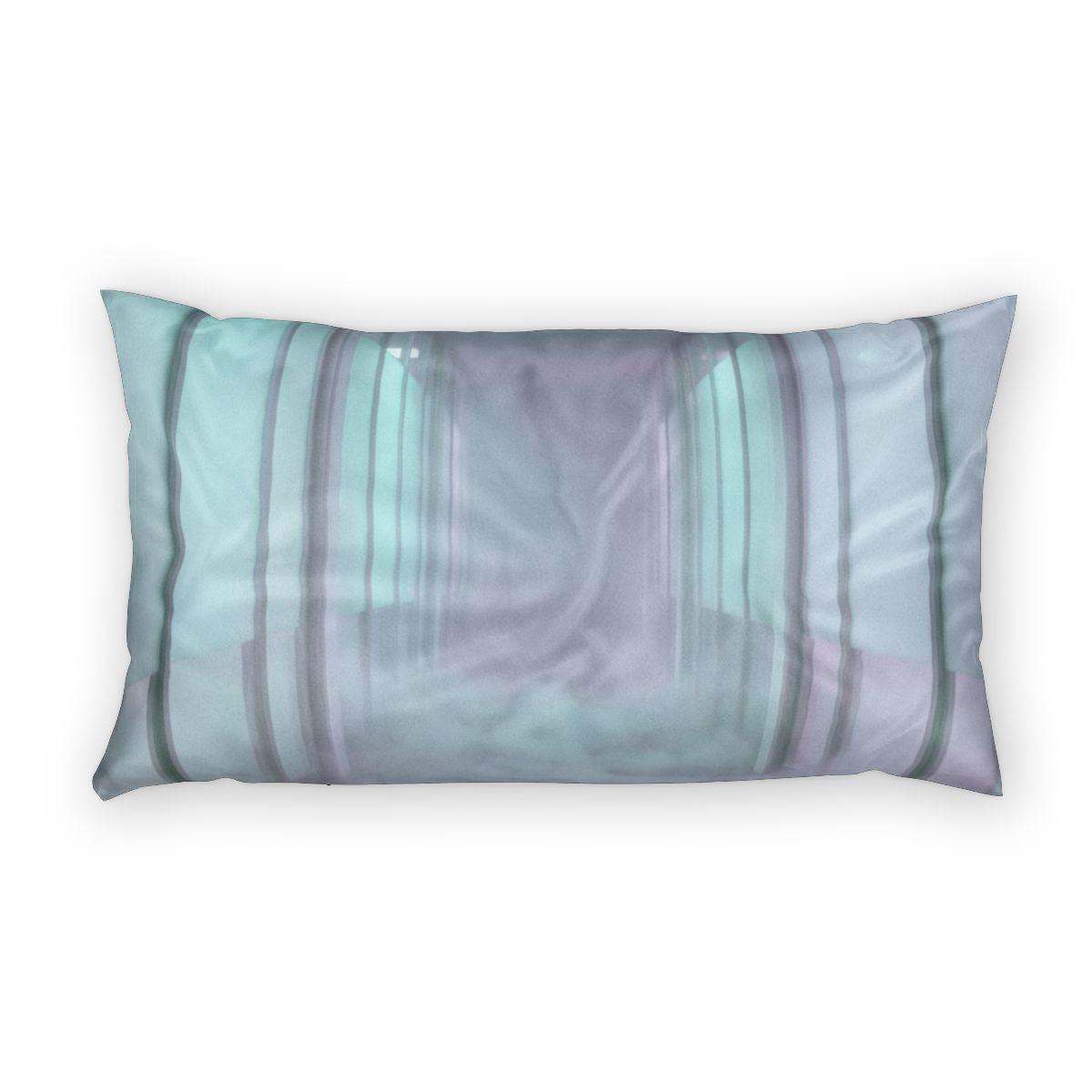 Cotton Pillow Sham - Liminal Corridor Fog Art Print |...