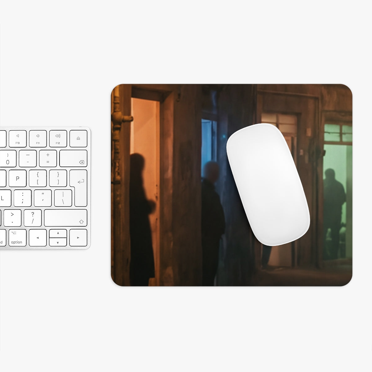 Mouse Pad - Shadowed Alleyway Mystery Art Print | Echovira...