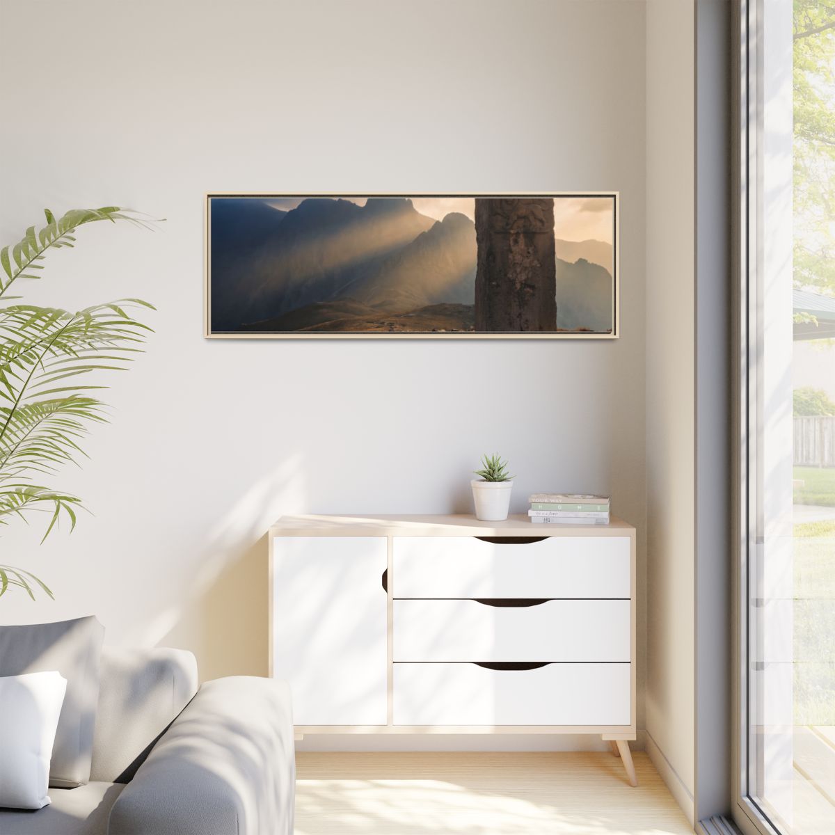 Matte Canvas, Framed - Mystic Monolith Ancient Persian... |...