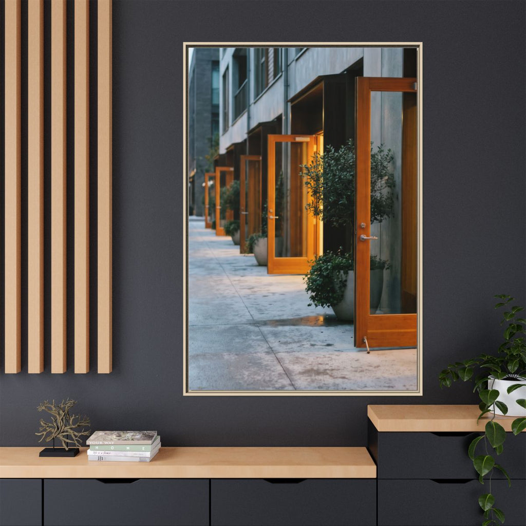 Matte Canvas, Framed - Twilight Promenade (8×10, 9×12... |...