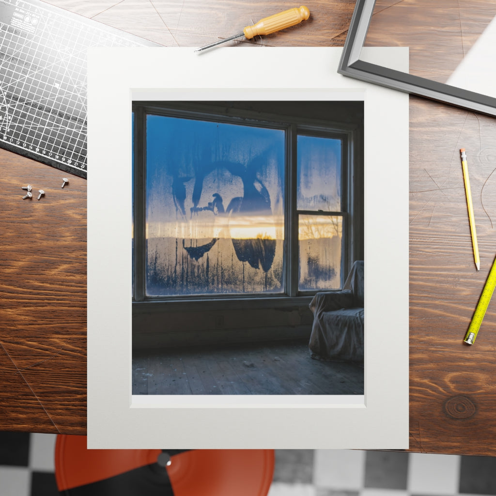 Fine Art Prints - Melancholic Window Reflection Art - Quiet...
