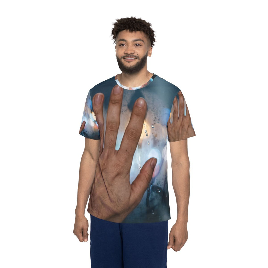 Men's Sports Jersey Rainy City Window Art