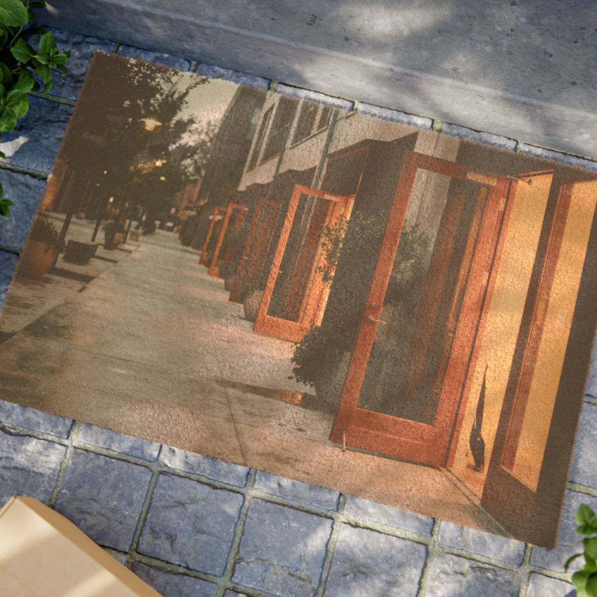 Doormat - Twilight Promenade Welcome | Echovira Gallery
