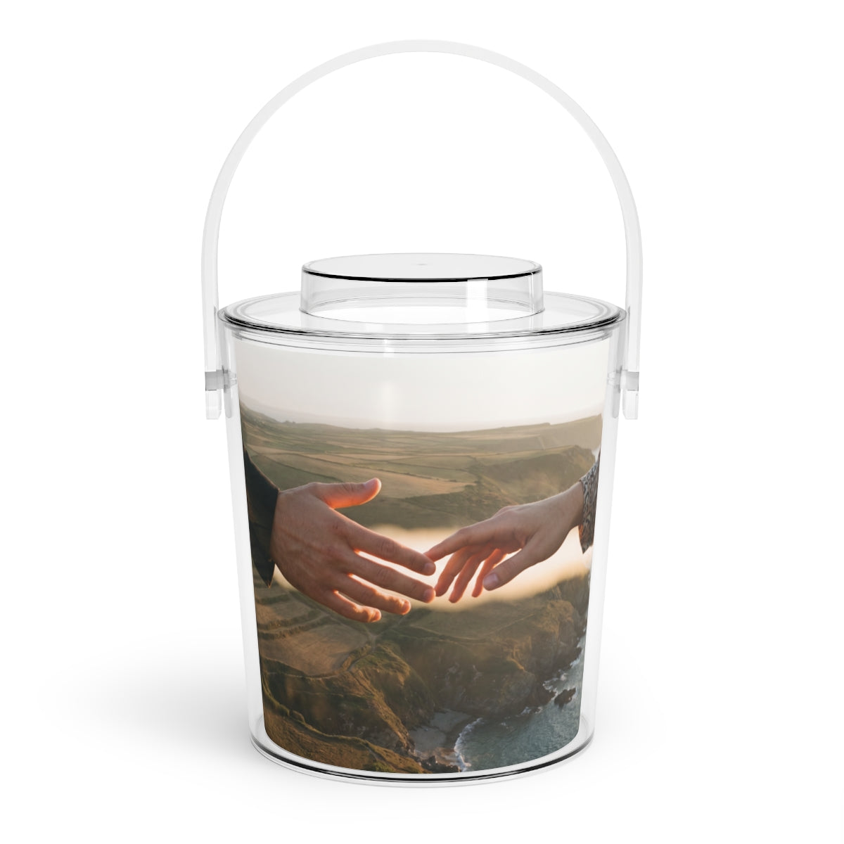 Ice Bucket with Tongs - The Infinite Touch | Ethereal... |...