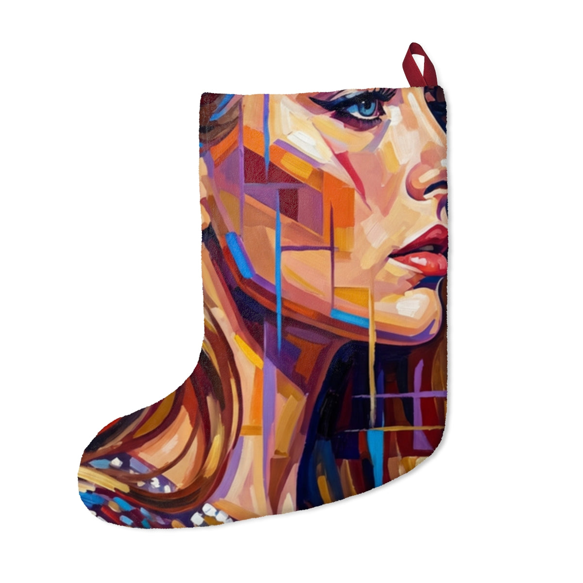 Christmas Stocking - Shattered Elegance | Echovira Gallery
