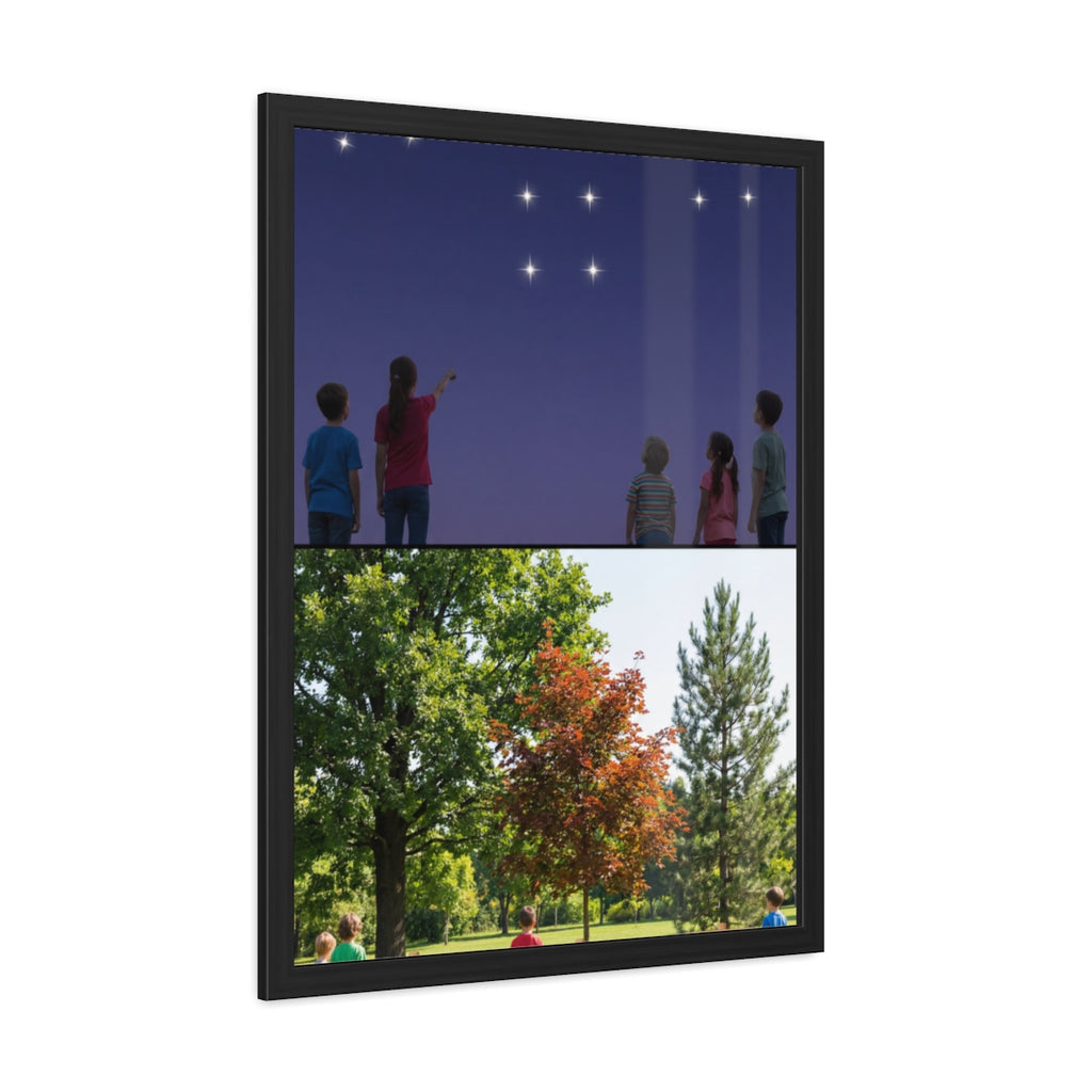 Framed Poster - Little Explorer — Portrait