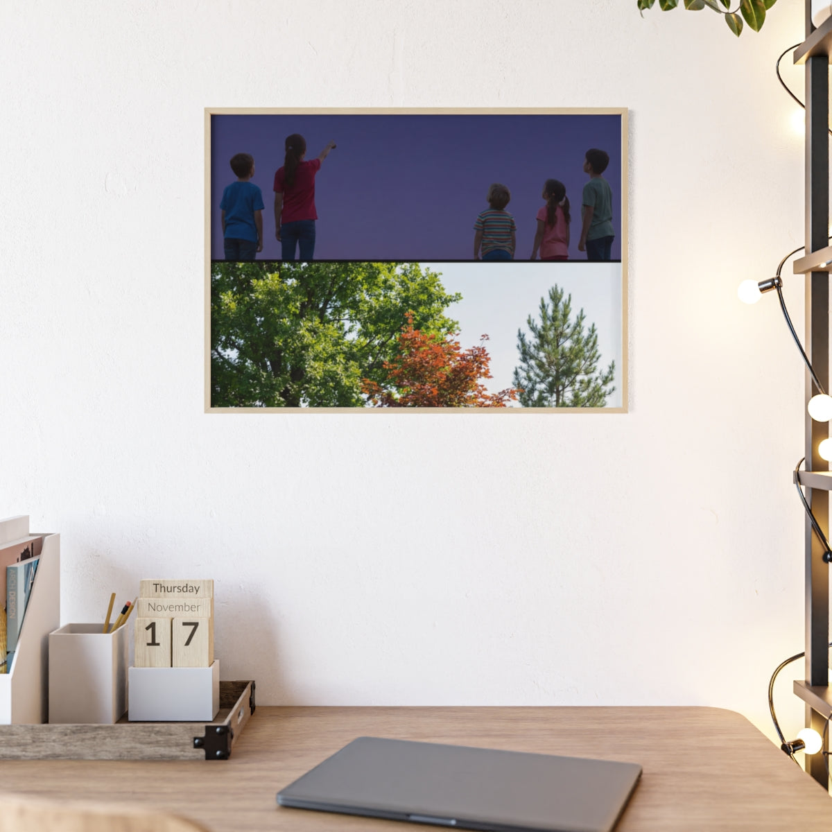 Posters with Wooden Frame - Woodland Explorer