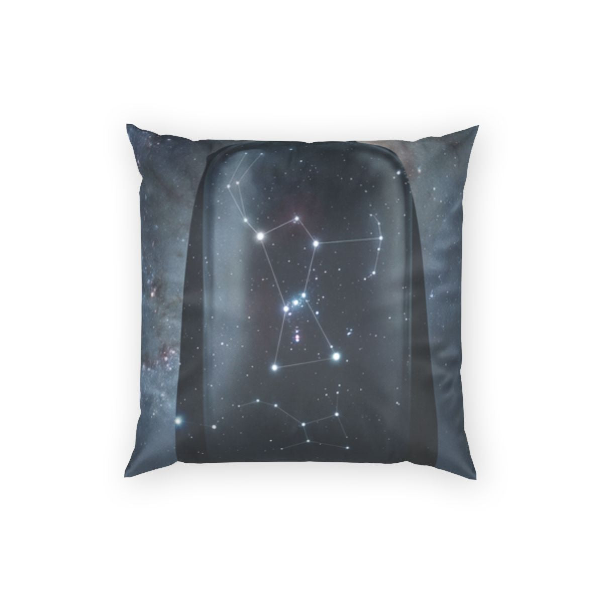 Poly Velvet Pillow Orion Constellation Art