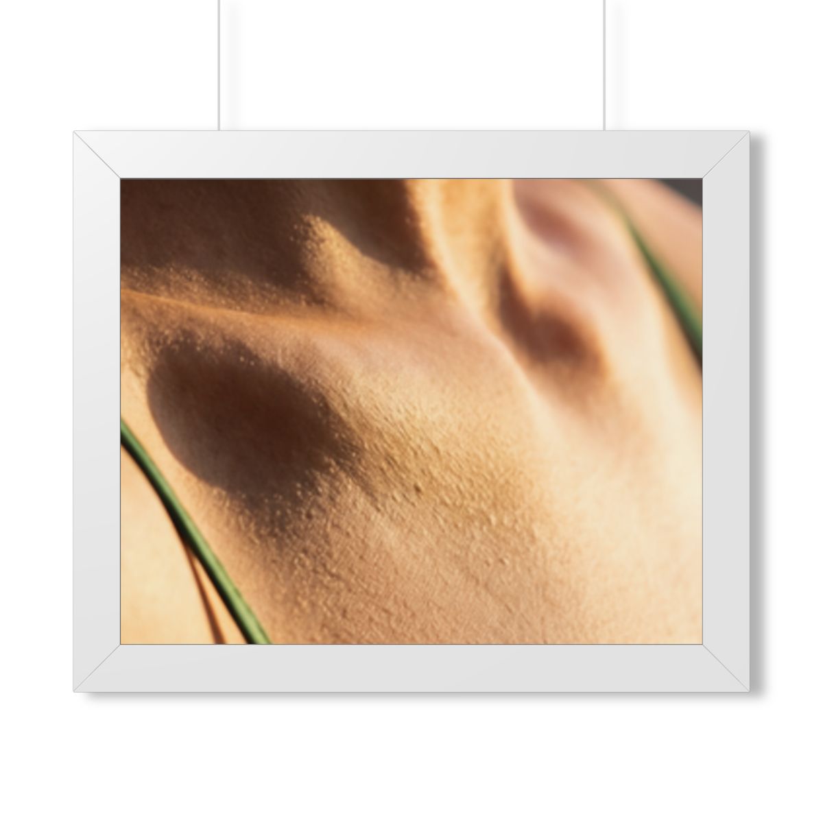 Framed Horizontal Poster - Golden Hour Glow - Minimalist......
