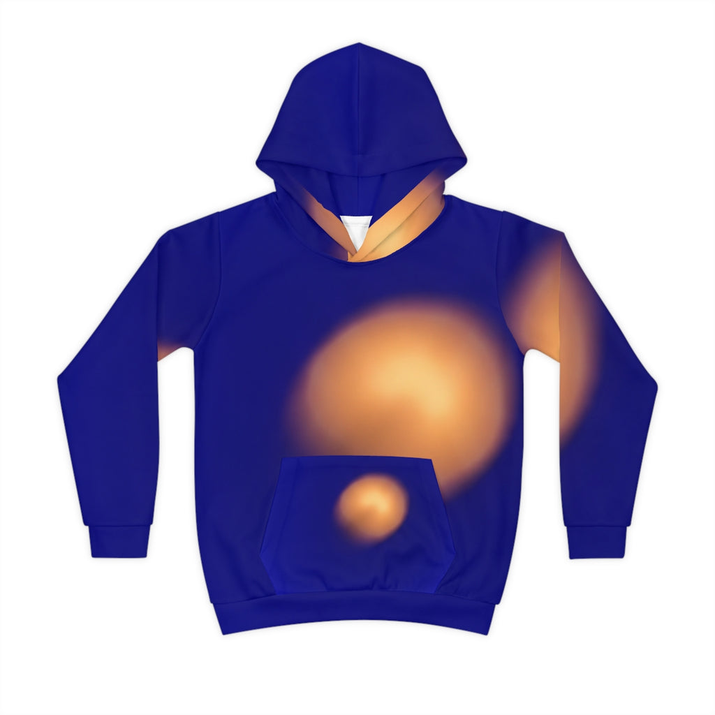 Children's Hoodie with Glowing Cobalt Orb