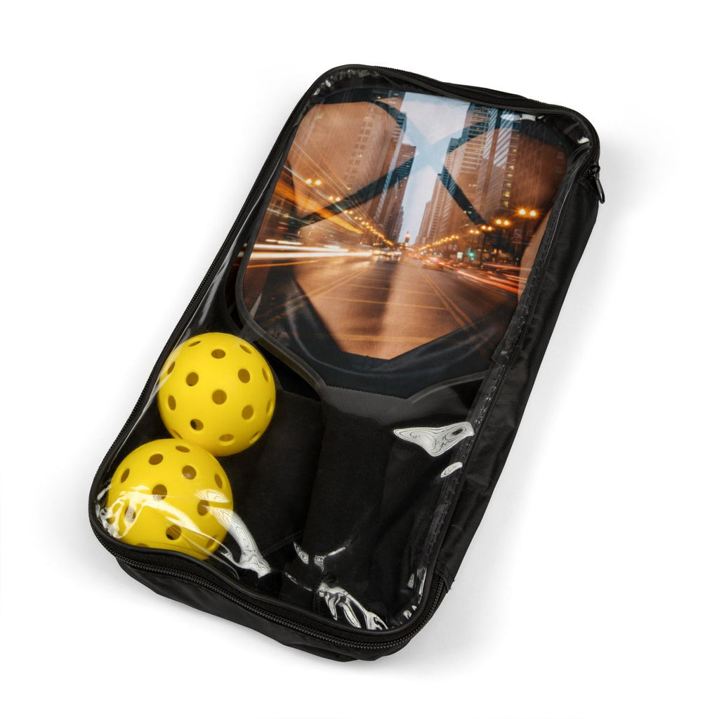 Pickleball Kit - Urban Pulse Double Exposure Art | Echovira...