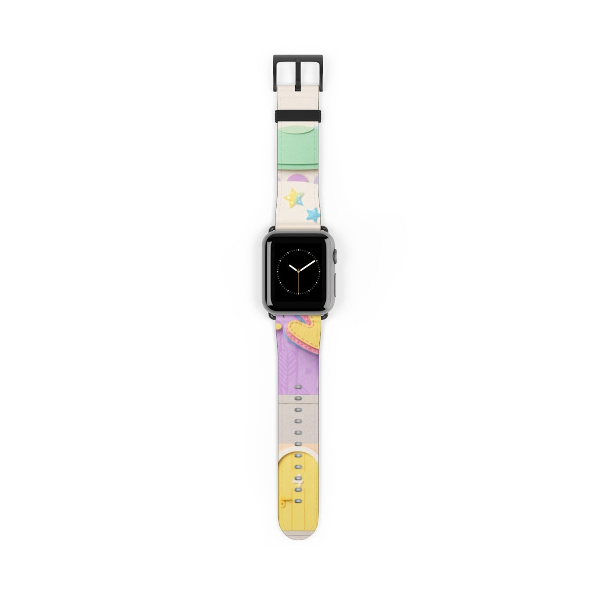 Apple Watch Band - Pastel Papercraft Town | Echovira Gallery