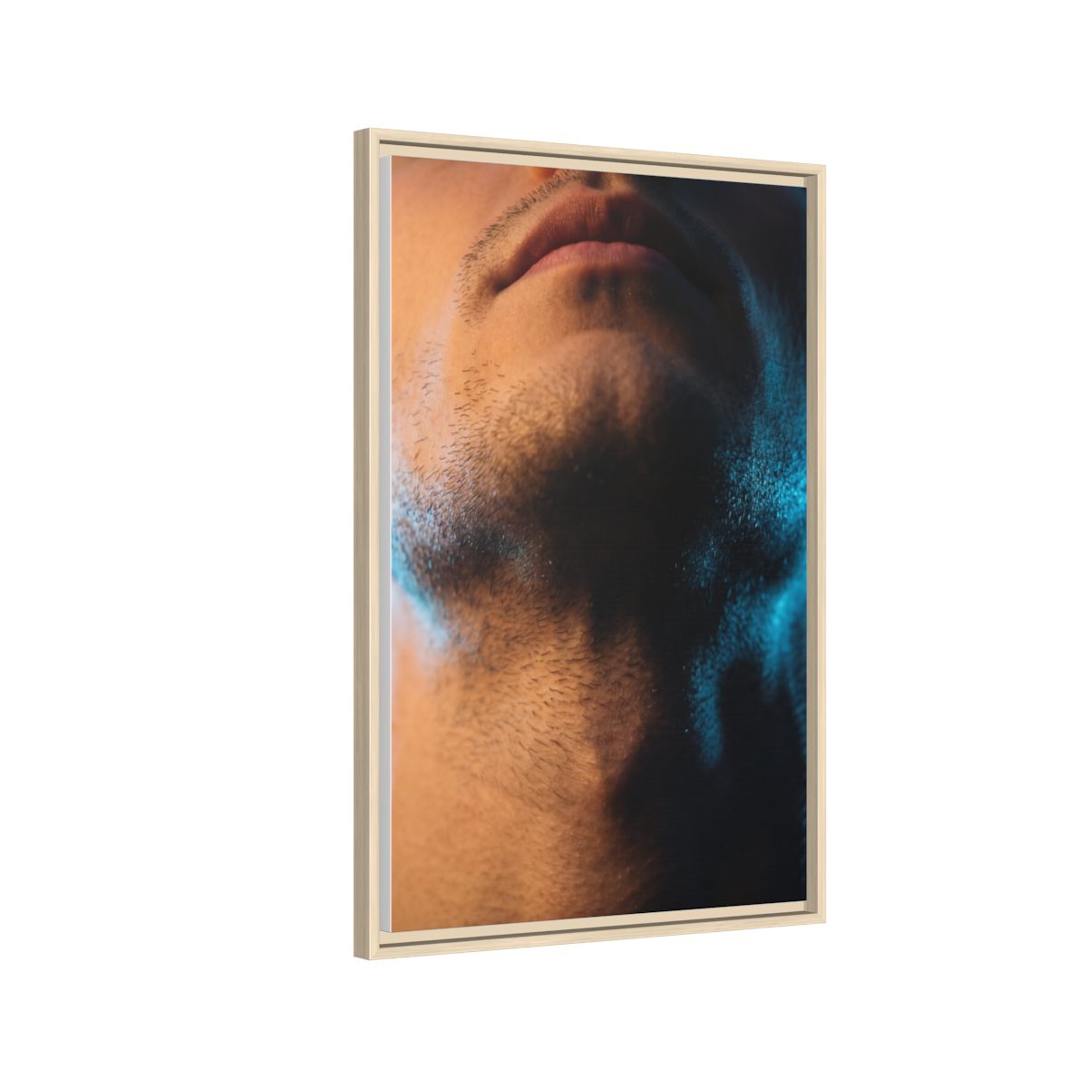 Framed Matte Canvas - Neon Noir