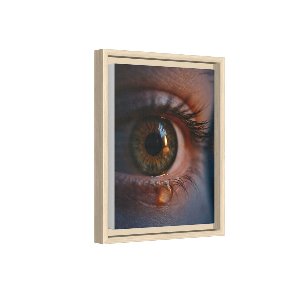 Matte Canvas, Framed - Luminous Tear