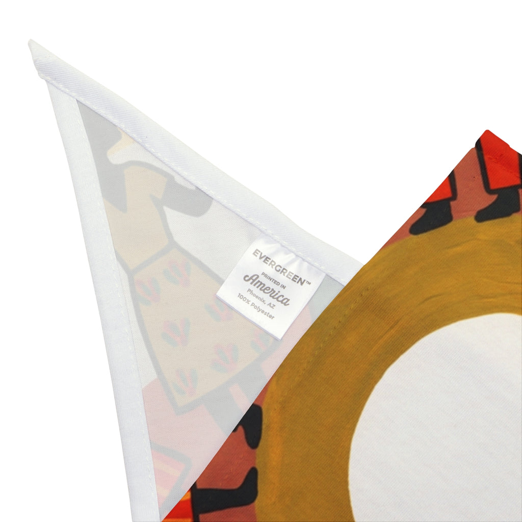 Pet Bandana - Unity Mandala Folk Art | Echovira Gallery
