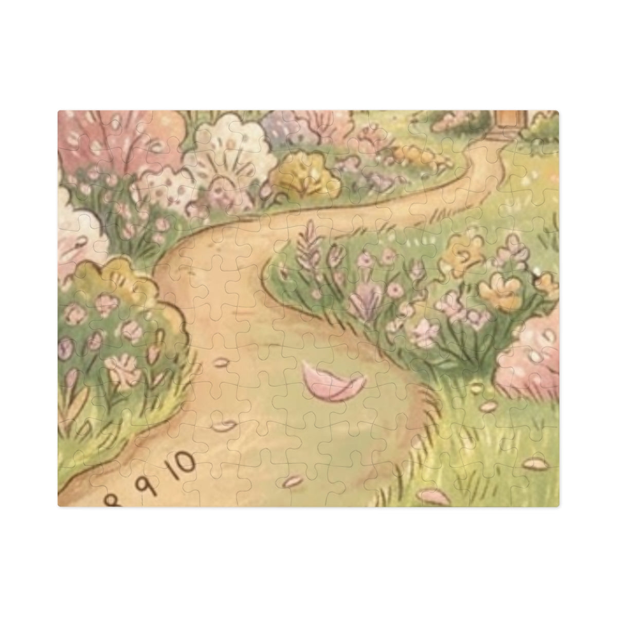 Jigsaw Puzzle with Tin - Sunlit Meadow Cottage (30, 110... |...