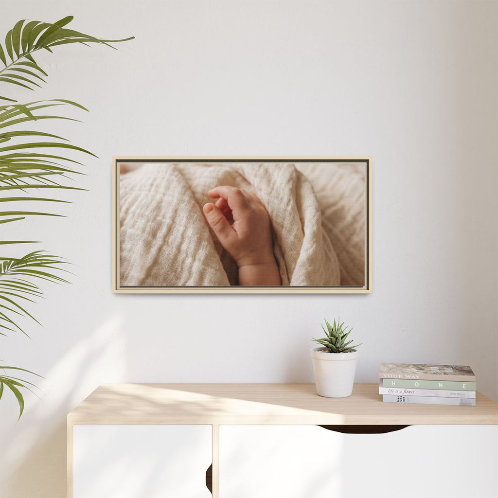 Framed Matte Canvas - Neutral Nursery — Natural / 1.25"