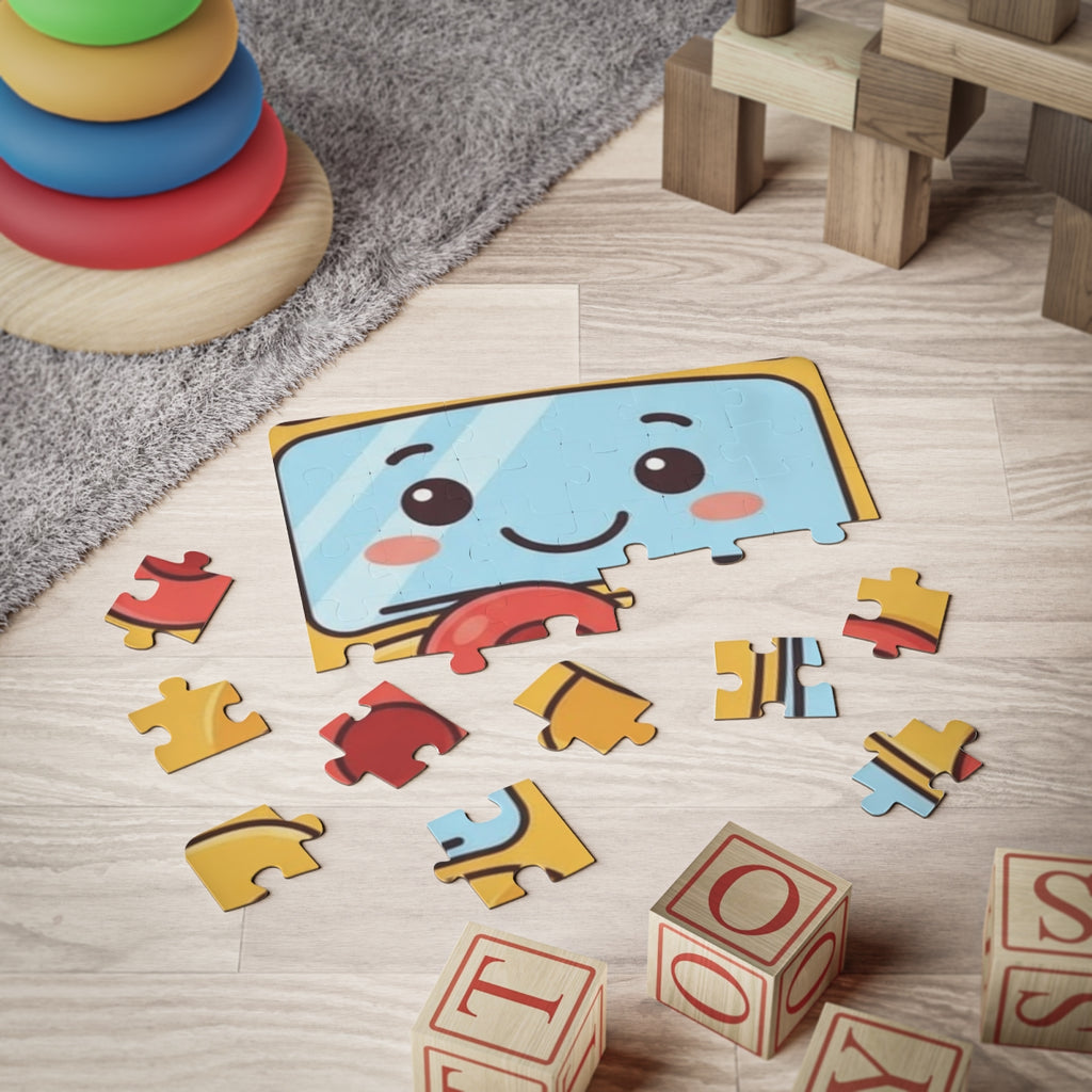 Kids' Puzzle 30-Piece - Happy School Bus | Echovira Gallery