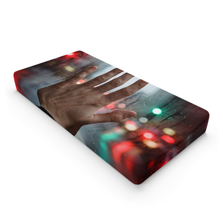 Baby Changing Pad Cover - Rainy City Glass Hand
