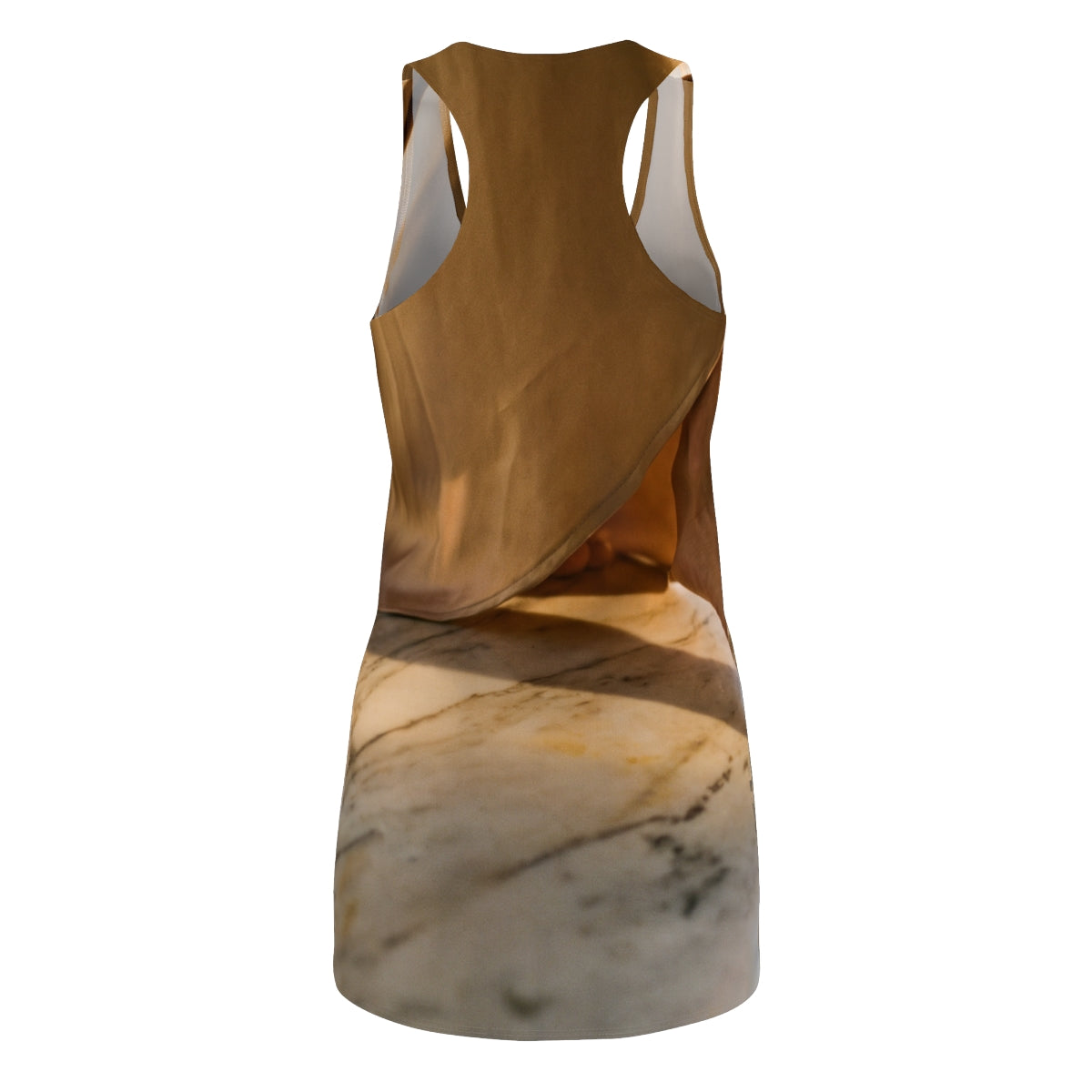 Women's Cut & Sew Racerback Dress - Golden Hour Satin Walk |...