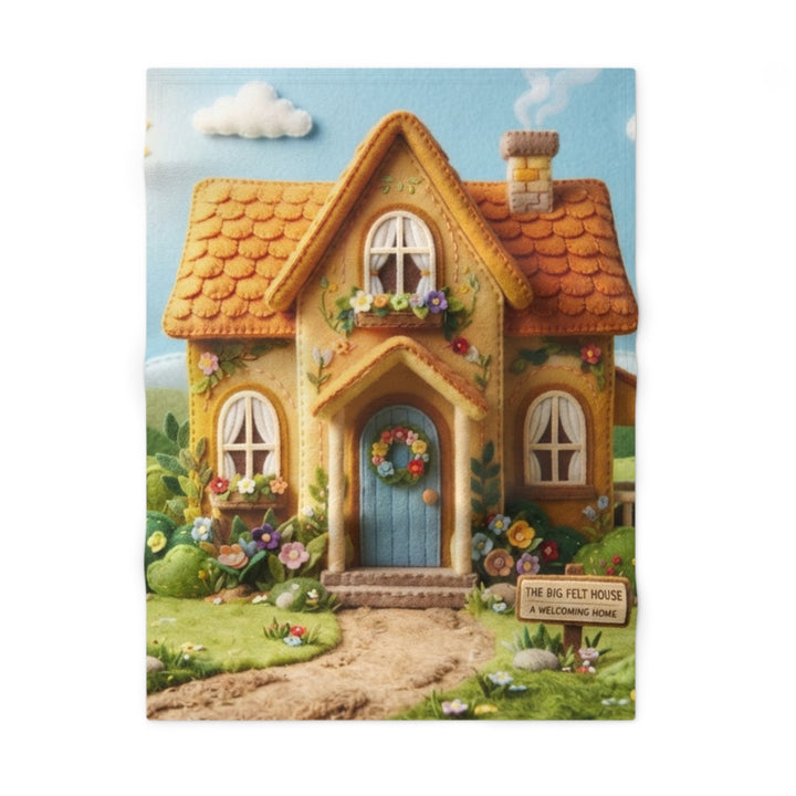 Soft Fleece Baby Blanket - Felt Cottage Hug